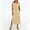 Khaki women high low midi dress a1, variant on Uscallm Women's Summer Midi Dress Short Sleeve Collared V Neck Lightweight Soft Fabric Boho Casual Travel Beach Sundresses, Light Blue S