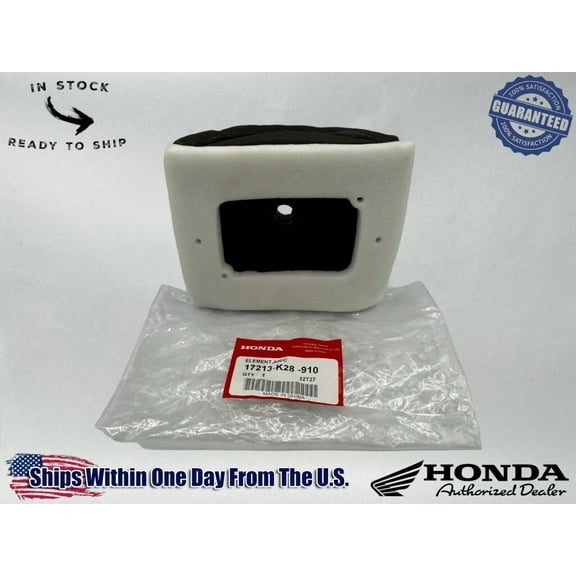 Honda Genuine OEM Authentic Air Filter 17213-K28-910