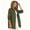 Army Green, variant on Women's Lightweight Raincoat Full Zip up Long Sleeve Waterproof Packable Outdoor Windproof Hooded Active Rain Jacket with Pockets