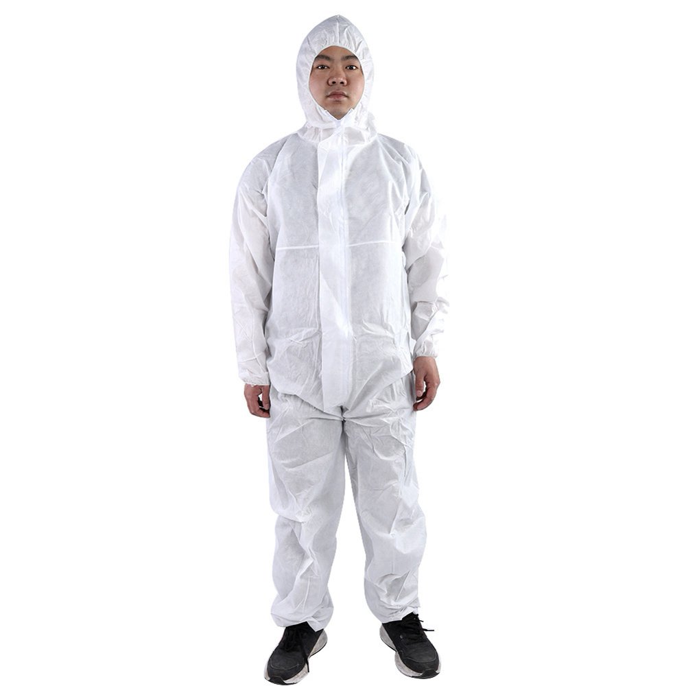 LYUMO Hooded Coverall Painting Dust Safety Suit Chemical Protective