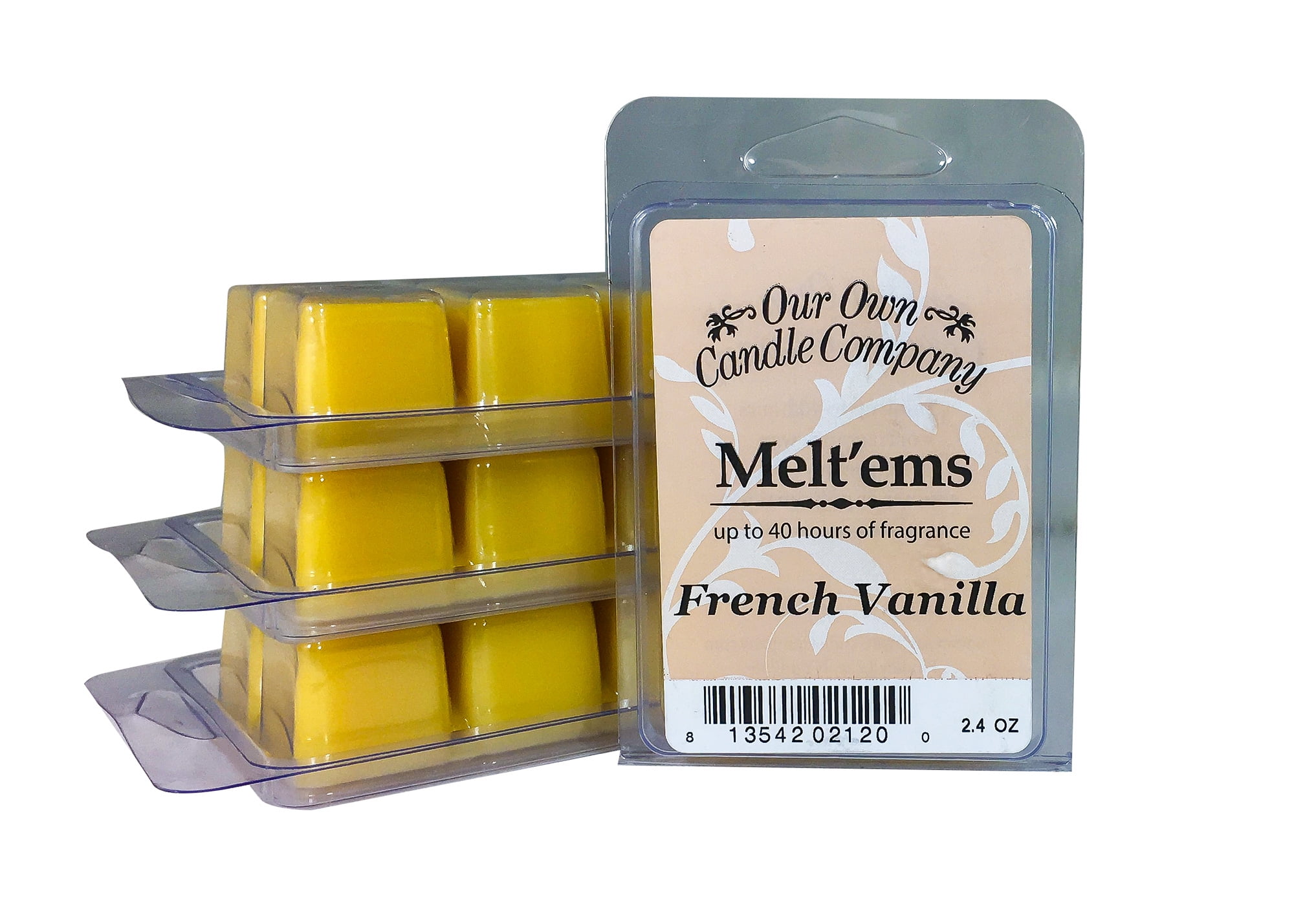 Our Own Candle Company Premium Wax Melt, French Vanilla, 6 cubes, 2.4