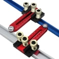 thumbnail image 2 of TFixol Limiteur de Coupe à Rouleau à Double Roulement Réglable pour Scies de Table - Alliage d'Aluminium Anodisé avec Échelles Métriques/impériales, Résistant à la Rouille, Réglage de Longueur 19-130mm pour Menuiserie de Précision, 2 of 6
