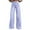 Sky Blue, variant on Womens Pants Dressy Casual, Comdrip Ladies' Small Fresh Casual Wide Leg Pants with Pockets Women Work Pants Pink L