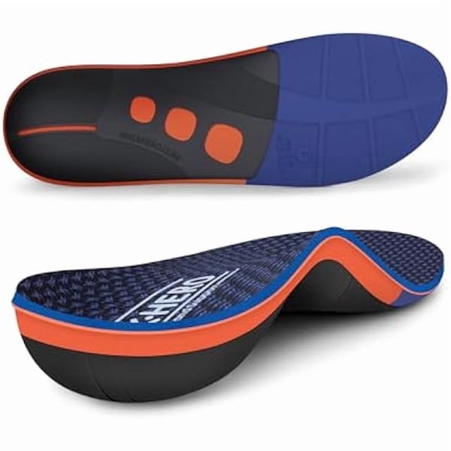 Chenchen WalkHero Plantar Fasciitis Insoles - Arch Support Inserts for Men Women, Orthotic Insoles for Arch Pain Relief, Reduce Muscle Fatigue Mens 11-11.5 | Womens 13-13.5