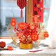 thumbnail image 3 of Cesta de flores artificiales en maceta, adorno para la cosecha creativa, decoración festiva Estilo B, 3 of 9