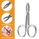 thumbnail image 3 of Pinzas de tijeras para cejas, pinzas para cejas con mango de tijeras, pinzas para desplumar el cabello, 3 of 5