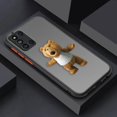 thumbnail image 3 of Matte Case for Samsung Galaxy M62 M53 M52 M51 M33 M32 M31 M30S M23 5G J8 J7 J6 J5 J4 Case Funda Capa Naughty T-Teddy Bear Couple, 3 of 5