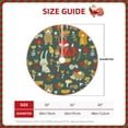 thumbnail image 4 of Bingfone Christmas Tree Skirt Mat Christmas Decoration Interior 48"-Cute Animal Forest, 4 of 8