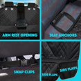 thumbnail image 5 of Protección de Silla de Coche para Perros y Niños Brillar Universal e Impermeable Antideslizante y Antirrayas 135*121CM, 5 of 5
