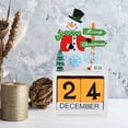 thumbnail image 3 of WHAMVOX  Decorations Xmas Countdown Calendar Perpetual Desk Elder Yellow, 3 of 8