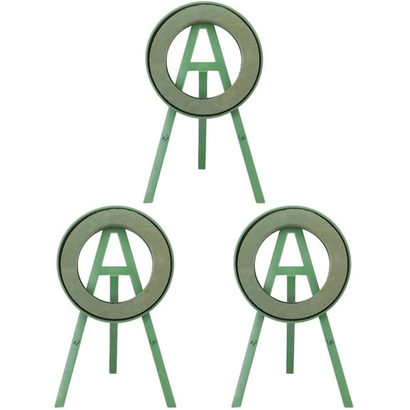 Masteelf 3 pcs Wreath Supporting Rack Flower Shop Accessory Wreath Rack Worship Supply
