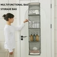 thumbnail image 2 of OhhGo Over The Door Hanging Pantry Organizer 4-Shelf Behind The Door Storage Organizer with Clear Plastic Pockets Large Capacity for Closet Bedroom Bathroom (Grey), 2 of 10