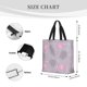 thumbnail image 3 of Balery Pink Flamingo Bolsa de Mano para Mujeres con Cremallera, Bolsa de Gimnasio con Compartimentos, Bolsa para Laptop, Bolsa para Trabajo, 3 of 6