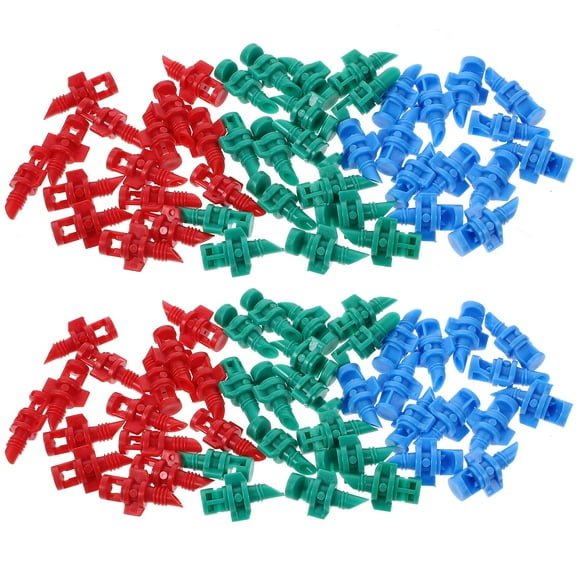 150Pcs Sprinkler Heads Spray Nozzles Plant Misting Nozzles Mini Refraction Plastic Sprinkler Nozzles