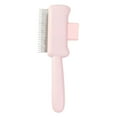 thumbnail image 1 of Pet Hair Removal Flea Comb Massaging Grooming Brush for Cleaning and Shedding Control with Multifunctional Release Button Design, 1 of 5