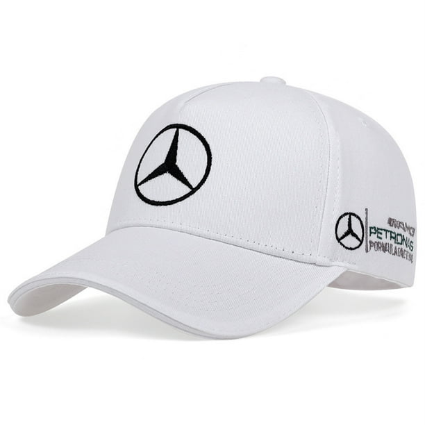 Broderie casquette de baseball logo de voiture casquette de voiture  mercedes mercedes casquette de langue casquette publicitaire casquette de  course