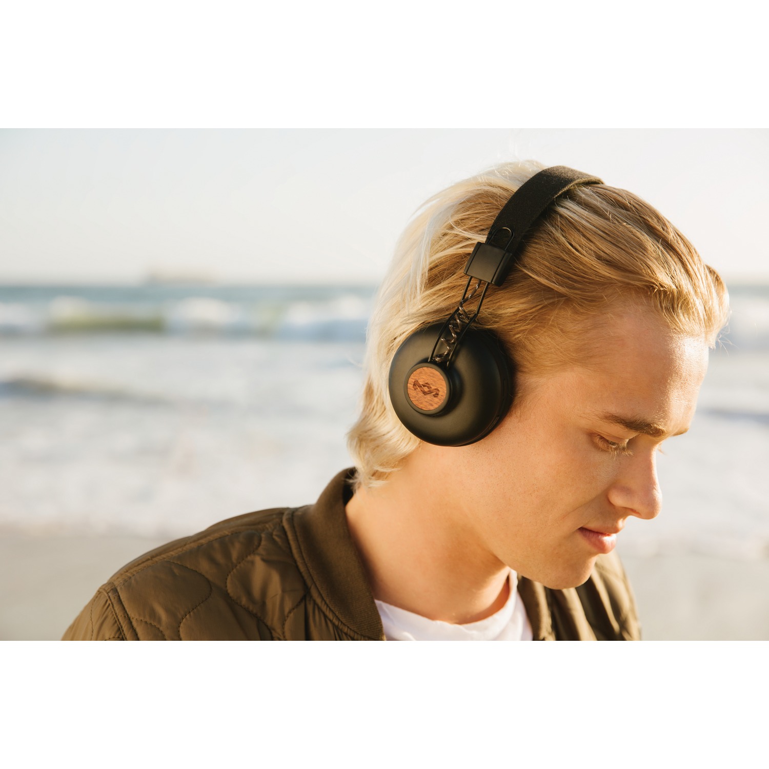 Marley EM-JH133-SB Positive Vibration 2 Wireless Bluetooth on Ear Headphones - Black - image 6 of 10