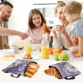 thumbnail image 7 of Haosy 3 Pack Reusable Ziploc Bags BPA Free Healthy Food Storage Bag Leakproof Sandwich Snack Freezer Bags Elegant Cat with Lilac Flowers Hat, 7 of 7