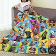 thumbnail image 6 of Salouo Cute Dogs Collage Print Bed Blankets,Flannel Blanket Comfortable Air Conditioning Blanket Lightweight Blanket for Sofa Bed Travel & Couch -60"x50", 6 of 8