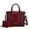 SD Fuchsia, variant on Liora Women's Tote Bag with Wallet, Croc Embossed Vegan Leather Handbag Purse by Mia K - Fuchsia