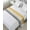 Gray Yellow, variant on Bed Runner Scarf for Twin Size Bed, Beige Beds Scarf Throws for Foot of Bedding, Simple Gradient Ice Hockey Funny Sport Game Art Decorative Beds Runners for Bedroom Guestroom, 71"x20"