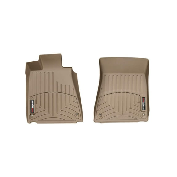 WeatherTech Custom Fit FloorLiners compatible with Lexus GS 430, GS 450h, GS 300, GS 350/GS 460 - 1st Row (Driver & Passenger), Tan
