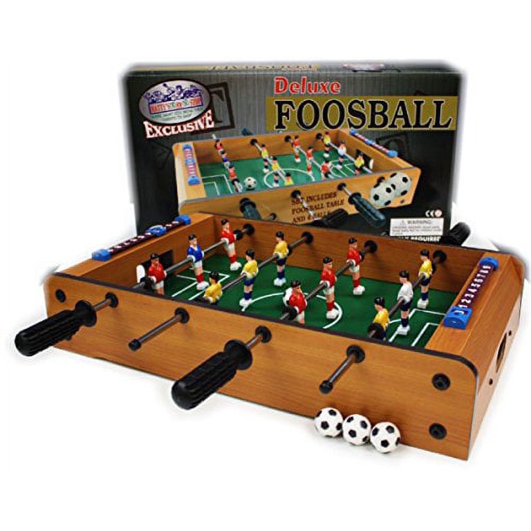 Kids Stuff Wooden Foosball Compact Travel Car Table Game 