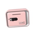 thumbnail image 2 of Caja de seguridad con contraseña para guardar dinero, multifuncional, con código, para cumpleaños, vacaciones y regalos para niños. Rosa, 2 of 8