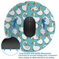 thumbnail image 4 of Disketp Cartoon Funny Goose Small Mouse Pad 7.9x7.9 Inches,Washable Round Mousepad For Office Laptop Computer,Non-Slip Rubber Base Mouse Pads For Wireless Mouse, 4 of 8