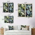 thumbnail image 4 of Designart "Green Succulents Flowers peaceful Succulents II" Succulent Framed Wall Art Set Of 2 - Green Floral Framed Canvas Set For Living Room Decor, 4 of 7