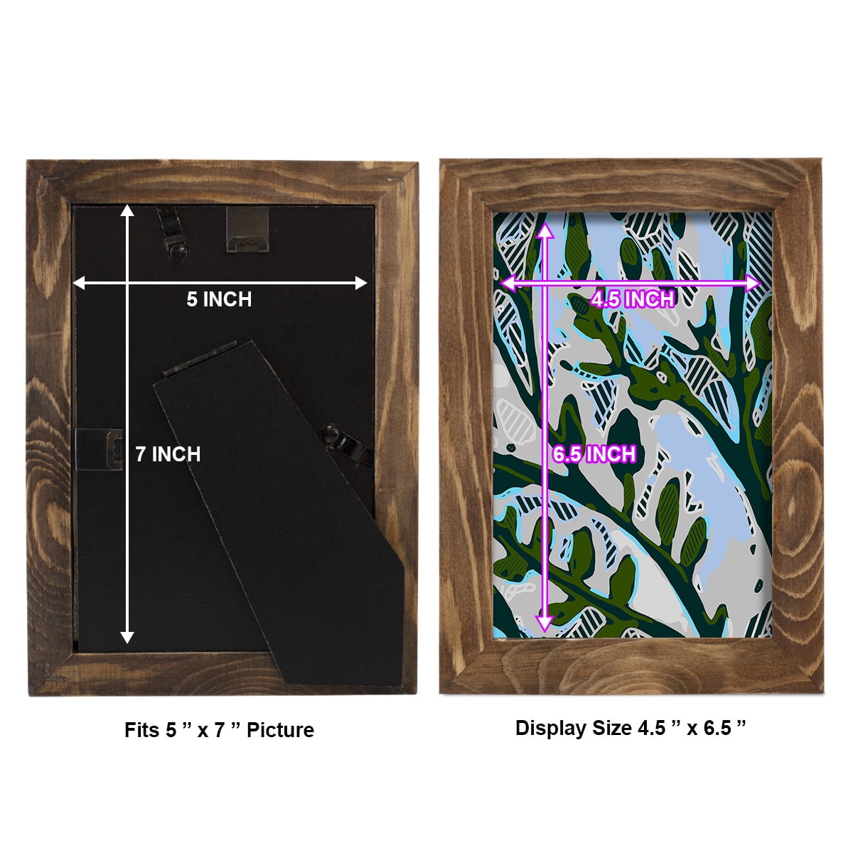Abstract Tree Limbs II -Framed Print w/glass-Walnut