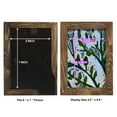 thumbnail image 4 of Abstract Tree Limbs II -Framed Print w/glass-Walnut, 4 of 8