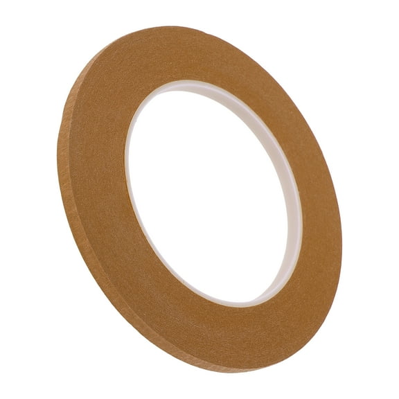Unique Bargains Painters Tape Easy Removal 5500x0.6x0.01cm/60.15 Yards x 0.24 Inches x 140um Masking Master Tape Brown