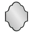 thumbnail image 2 of Kate and Laurel Rowla Modern Scalloped Wall Mirror, 18 x 24, Black, Glam Decorative Mirror with Unique Shape, 2 of 8