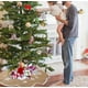 thumbnail image 4 of Christmas Tree Skirt, 121.9 cm, Snowflake Tree Skirt for Christmas Decorations, 4 of 4