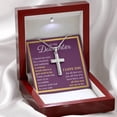 thumbnail image 5 of Gift For Daughter, Confirmation or Baptism Journey With God Stainless Steel Cross Necklace, 5 of 8