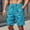 Multicolor B, variant on Men's Cotton Printed Fashion Casual Shorts, Elastic Drawstring Waist with Geometric Pattern, Everyday Wear Shorts for Men Beach Vacation Gym & Workout Shorts Multicolor 4XL