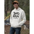 thumbnail image 2 of Bad Man Hoodie Men -Image by Shutterstock, Male Small, 2 of 4