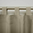 thumbnail image 7 of Exclusive Home Cabana Solid Indoor/Outdoor Light Filtering Hook-and-Loop Tab Top Curtain Panel Pair, 54"x63", Taupe, 7 of 7