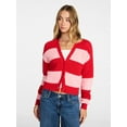 thumbnail image 2 of No Boundaries Cropped Knit Cardigan, Women's XXS-XXL, 2 of 6