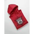 thumbnail image 3 of Dog Head With Pattern  Hoodie Women -Image by Shutterstock, Female x-Large, 3 of 4