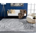 thumbnail image 3 of SAFAVIEH Abstract Kebo Distrssed Area Rug, Dark Grey/Black, 3' x 5', 3 of 12