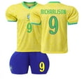 thumbnail image 1 of 2025 Maillot de Soccer Garçon Uniforme Brésil NEYMAR JR 10 VINIJR 7 RICHARLISON 9, 1 of 2