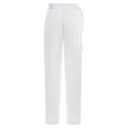 thumbnail image 4 of inlzdz Pantalon de Danse Latine pour Hommes Boucle Réglable Ceinturé Pantalon de Danse Moderne pour Rumba Blanc 3TG, 4 of 5