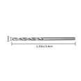 thumbnail image 3 of pitrice 10Pcs Haute Vitesse en Acier Trill Bit Bois Fer Tapper Tige Droite Résistant à l'Usure Perceuse, 1mm, 3 of 8