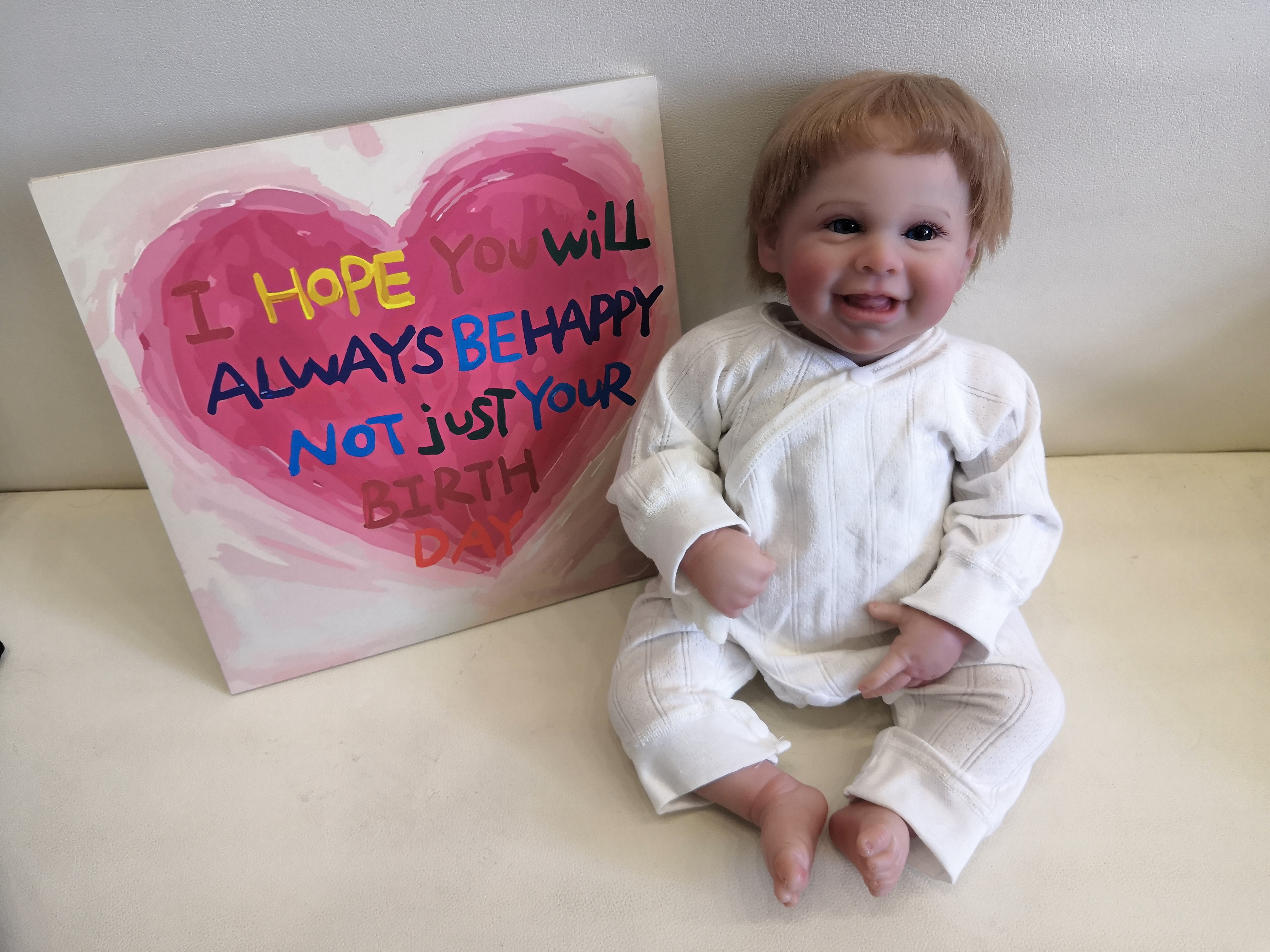Reborn Baby Dolls Boy - 20" Realistic Baby Doll, Real Life Baby Dolls with Cloth Body, Real Baby Doll Newborn Lifelike Baby Gift with Accessories