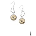 thumbnail image 2 of Delight Jewelry Silvertone Domed Music - Trumpet Open Heart French Earrings, 2 of 4