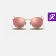 thumbnail image 2 of RB-Hip Hop-sunglasses ROUND FLASH LENSES in rose gold, 2 of 5