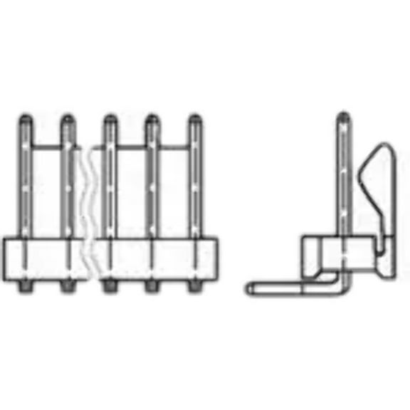 2-640457-5 CONN HDR R/A 25POS 2.54MM