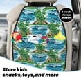 thumbnail image 4 of Goofa Hawaii Palms Pattern Car Back Seat Protector for Kids (2 Pack) ,Anti-kick Storage Mat for Car Seats,Shields from Footprints, 4 of 6